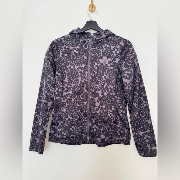 Women’s The North Face Fleece Lined Outdoor Track Jacket Floral Sporty Hoodie - Picture 1 of 9